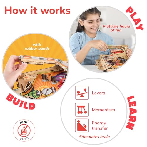 Smartivity DIY Pinball Machine for Kids 8-14 Years Old | Global Award Winning Arcade Game | Build Your Own Pinball I Birthday Gift for Smart Kids | STEM Toy for Boys & Girls - Image 6