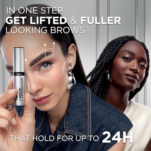 L\'Oreal Paris Infallible Up To 24H Wear Brow Lamination, Water-Resistant Longwear Eyebrow Gel Make Up, Clear/Transparent, 0.16 Fl Oz - Image 7