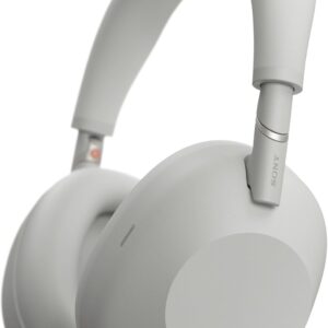 Sony WH-1000XM6 The Best Noise Canceling Wireless Headphones, HD NC Processor QN3, 12 Microphones, Adaptive NC Optimizer, Mastered by Engineers, Studio-Quality, 30-Hour Battery, Platinum Silver