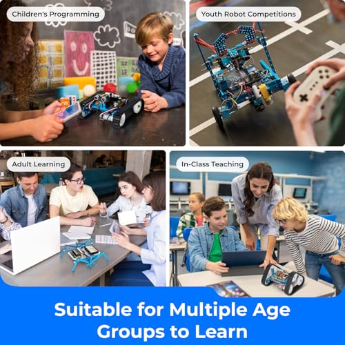 Makeblock mBot Ultimate 10 in 1 Robot Building Toys, Robotics Kit App Remote Control Robot Toys Compatible with Arduino C & Raspberry Pi, STEM Educational DIY Robotics for Kids Ages 12-16 - Image 7
