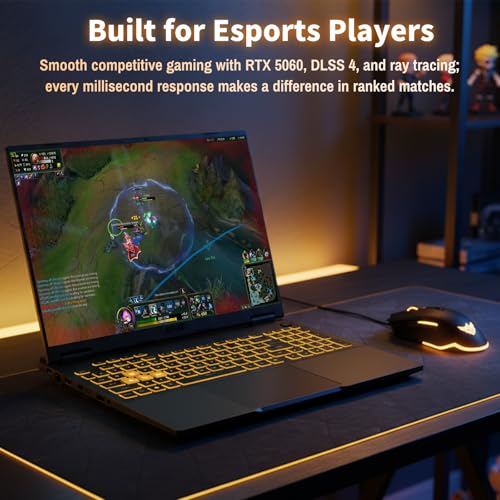 ASUS TUF F16 Gaming Laptop, NVIDIA RTX 5060(8GB GDDR7), Intel 16-Core i7-14650HX, 16" 165Hz 100% sRGB FHD+ Display, WiFi 6E, Windows 11 Pro, RGB Backlit KB, 32GB DDR5, 2TB SSD, w/Accessories - Image 6