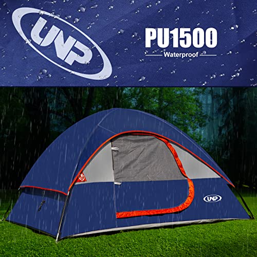 Camping Tent 2 Person, Waterproof Windproof Tent with Rainfly Easy Set up-Portable Dome Tents for Camping - Image 5