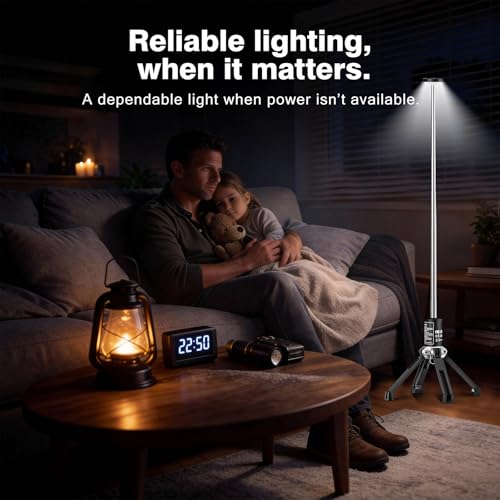 MTRVR Telescopic Camping Light — Rechargeable Outdoor Lantern with Long Runtime, Adjustable Height, Stable Aluminum Design for Camping, Emergency & Night Use - Image 8