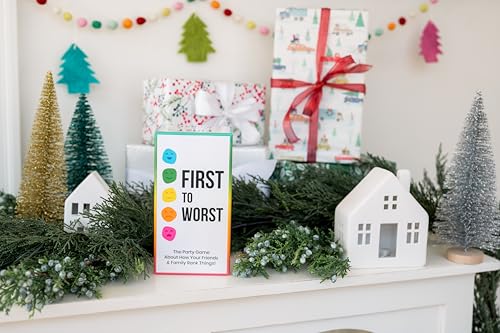 FIRST TO WORST Party Game - The Card Game About How Your Friends and Family Rank Things - White Elephant Gifts, Stocking Stuffers and Board Games Night with Friends with Polarizing Priorities - Image 2
