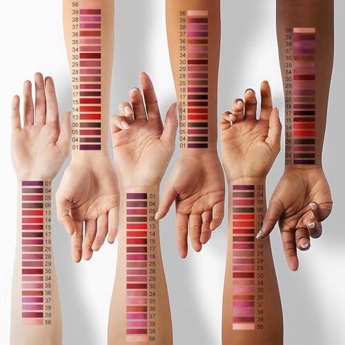 evpct 1Pcs Neutral Mauve Matte Lip Liner and Liquid Lipstick Stain Makeup Set for Women, Mauve Long Lasting Smudge Proof Lipstick labiales matte mate larga duracion listip 24 hours originales, 34# - Image 6