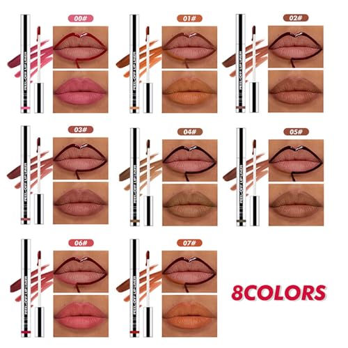 Hxssll Matte Lip Gloss Stain-Peel Off Lip Liner Tattoo, Pinkish Red Lip Tint,Long Lasting Peel Off Lip Stain, Waterproof Transfer-proof Lip Mask Lip Liner Peel Off Lip Gloss,Stayn Lip Makeup. #06 - Image 4