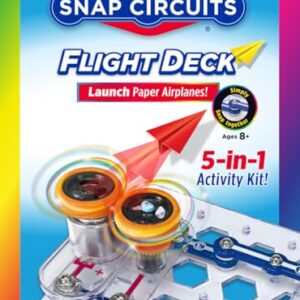 Snap Circuits Flight Deck Science/STEM Toy kit | Ages 8+ | Construction Gift for Boys and Girls