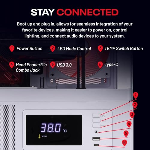 Skytech Gaming Azure 3 Plus Gaming PC, AMD Ryzen 7 7800X3D 4.2GHz, NVIDIA RTX 5080 16GB, 1TB Gen4 NVMe SSD, 32GB DDR5 RAM 6000, 850W Gold ATX 3 PSU, 360 ARGB AIO, Wi-Fi, Win 11, Desktop - Image 9