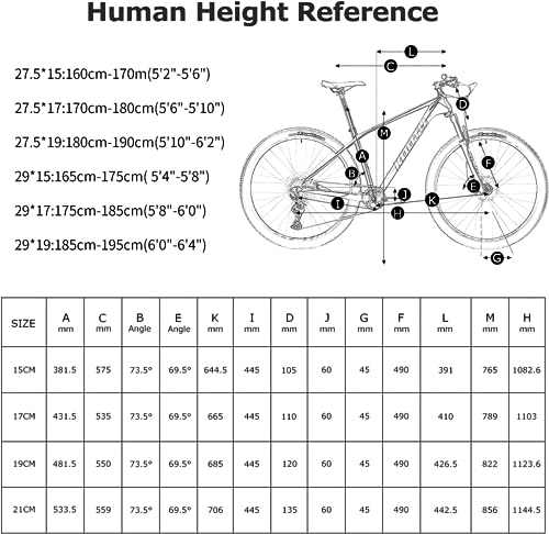 KOOTU Carbon Mountain Bike, DECK6.1 Youth/Adult 12 Speeds Hardtail MTB with M6100 Altus Kits 27.5/29 inch Wheels - Image 6