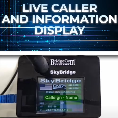 BridgeCom SkyBridge MAX MMDVM Hotspot - Dual Band - WiFi and Ethernet - DMR, YSF, D-Star, NXDN, P25, M17, POCSAG - 2.4" Color Screen - Raspberry Pi 4B - Image 4