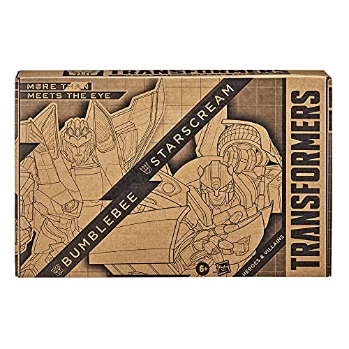 Transformers Toys Heroes and Villains Bumblebee and Starscream 2-Pack Action Figures - for Kids Ages 6 and Up, 7-inch (Amazon Exclusive) - Image 10