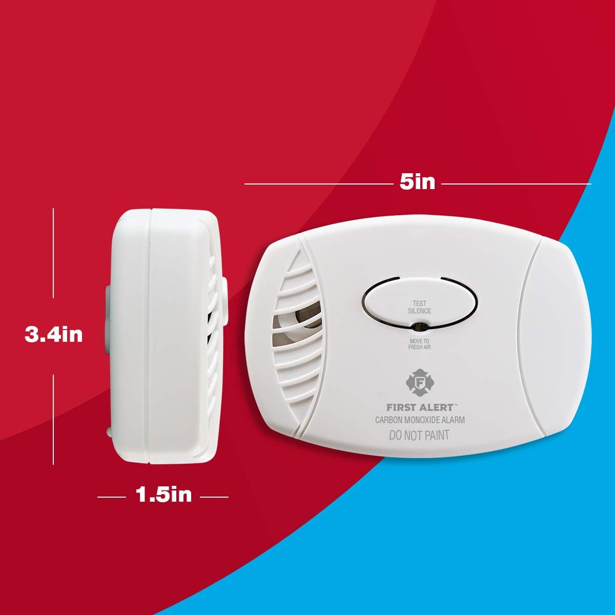 First Alert CO400 Carbon Monoxide (CO) Detector, Battery Operated Alarm, 1-Pack - Image 7