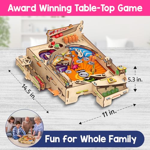 Smartivity DIY Pinball Machine for Kids 8-14 Years Old | Global Award Winning Arcade Game | Build Your Own Pinball I Birthday Gift for Smart Kids | STEM Toy for Boys & Girls - Image 3
