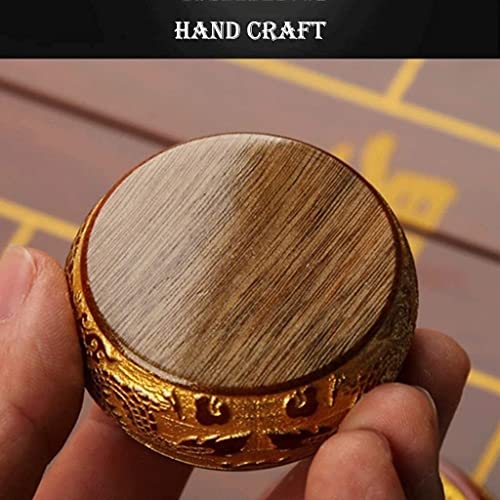 DDYYCX Chinese Chess, Portable Chinese Chess Set with Folding Board, Xiangqi Traditional Tabletop Strategy and Board Game, Perfect for Kids Adults Family (Size : 6cm/2.4") - Image 6