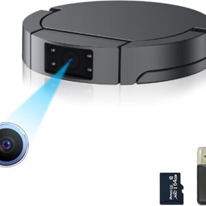 64GB Full HD 1080P Video Camera,Nanny Cam,Small Security Camera with Motion Detection and Night Vision-(No Wi-Fi)