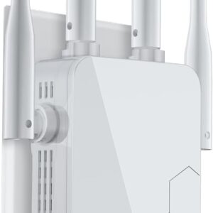2026 WiFi Extender Internet Booster, 10000 Sq.ft Long Range Repeater Wireless Routers Amplifier, Mesh Wi-Fi 80% Faster | Broader Than Ever, Support More Network Devices at Home, 1-Tap Setup