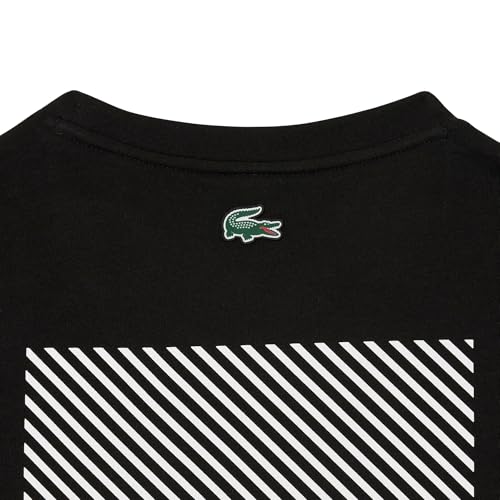 Lacoste Men's Regular Fit Cotton Jersey Blend T-Shirt, Black, 4X-Large - Image 8