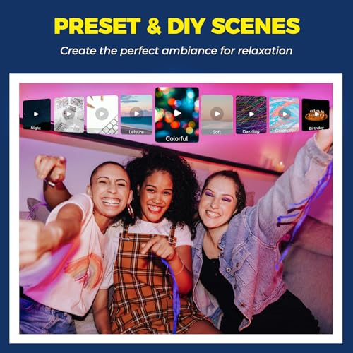 Lightinginside E12 Smart Light Bulbs 60W Equiv., 500LM 6W RGBCW Candelabra Chandelier Candle Bulb Works with Alexa/Google Home/Smart Life, 2.4G WiFi Bluetooth Bulbs, No Hub Required, ETL Listed, 3PCS - Image 8