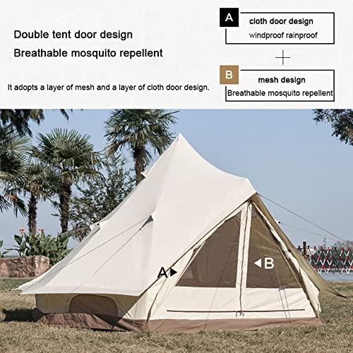 YXLUJYY Camping Tent Waterproof Instant Tent 4-6 Person, Family Cabin Tents, 2 Rooms, Portable Instant Tents with Removable Rainfly, Automatic Tent for Camping Hiking Mountaineering - Image 4