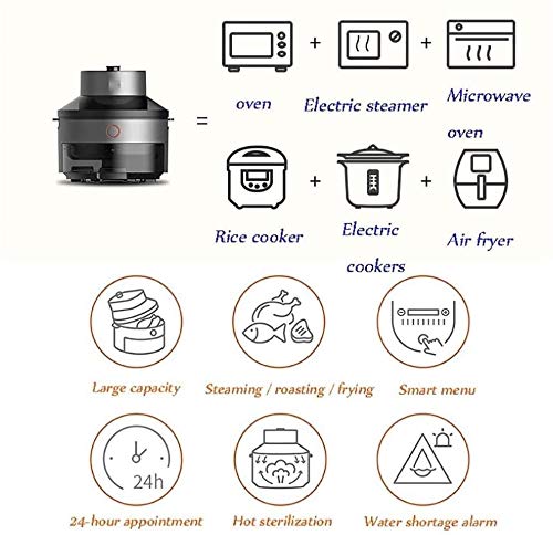 NCRD Air Fryer with LCD Digital Touch Screen, 5.5Qt Airfryer, Temperature Control 180-400°F Auto Shut Off Air Fryers XL Family Size - Image 5