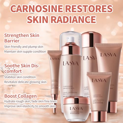 Revitalizing 6-Piece Anti-Aging Skin Care Set for Women – Hydrating, Firming & Wrinkle-Reducing Facial Care Kit with Cleanser, Toner, Eye Cream, Lotion & Face Cream - Image 3