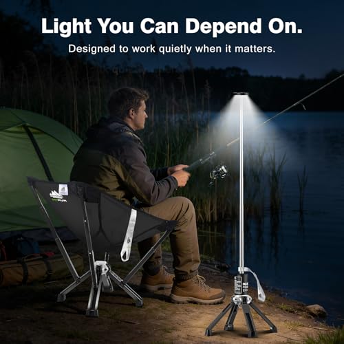 MTRVR Telescopic Camping Light — Rechargeable Outdoor Lantern with Long Runtime, Adjustable Height, Stable Aluminum Design for Camping, Emergency & Night Use - Image 9
