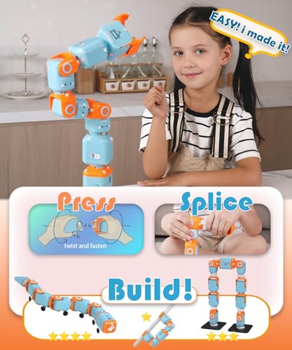 ModMi Modular Smart Robot Arm Kit for Scratch & Arduino, Kids Ages 10-12 12-16 STEM Science Kits Coding Gifts, 10 11 12 13 14 15 16 Year Old Boys Girls Teens Cool Engineering Building Tech Toys - Image 4