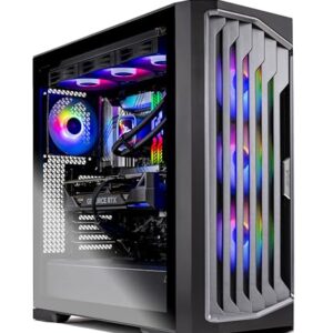 Skytech Gaming Legacy 4 Desktop PC, Ultra 9 285K 3.7 GHz(5.7 GHz Turbo), NVIDIA RTX 5080 16GB, Z890 Board, 2TB Gen4 NVMe SSD, 64GB DDR5 RAM 6000, 1000W Gold ATX 3 PSU, 420mm ARGB AIO, Wi-Fi, Win 11