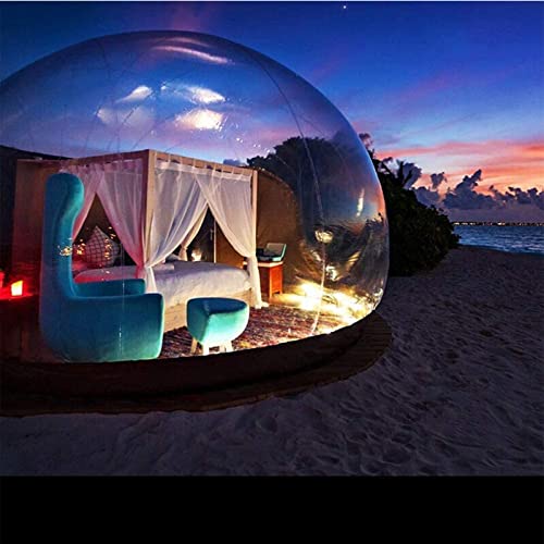 VICIYOO Outdoor Inflatable Bubble House Dome Tent, Transparent Bubble House Dome Luxury Gazebo Camping Tent, 3-5 Persons Tent Rainproof Indoor Outdoor Camping Star Tent - Image 4