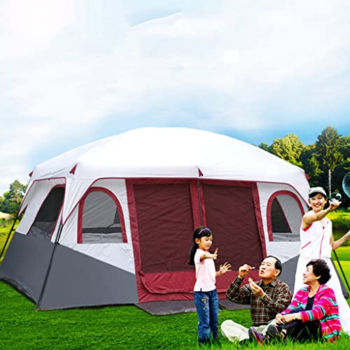 Large Tent Camping Tent 8-12 Person Family Tent 2 Bedroom,Festival Party Essential Big Tent Shelters Waterproof Tent, 4800mm-430x305x203cm - Image 5