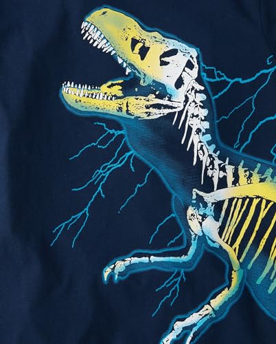 The Children's Place,Boys,Assorted Everyday Long Sleeve Graphic T-Shirts,multipacks,Controller/Race Car/Dino Skeleton 3-Pack,Medium - Image 2