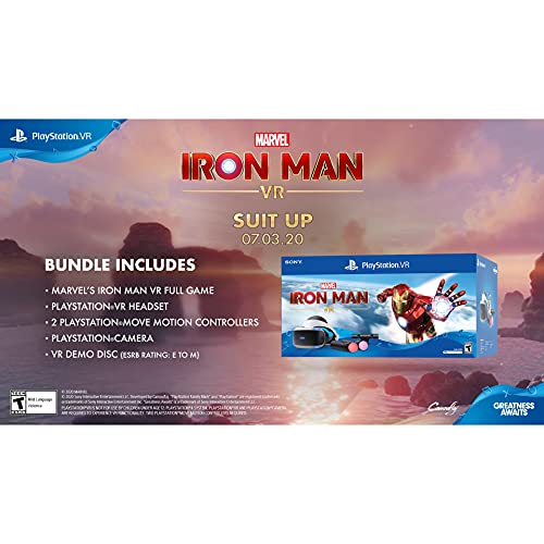 Sony Playstation VR Marvel's Iron Man Bundle, White: Playstation VR Headset, Camera, 2 Move Motion Controllers, VR Digital Code for PS4 PS5 - Image 2