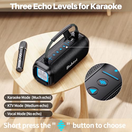 Bobtot Home Theater Systems Surround Sound Speakers with Portable Karaoke Machine - Image 8