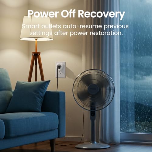 GHome Smart Mini Wi-Fi Plug, Smart Home Wi-Fi Outlet Compatible with Alexa, Google Home & IFTTT, No Hub Required, UL Certified, 2.4G WiFi Only, 1 Count (Pack of 1), White - Image 4