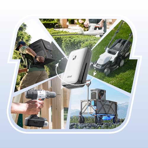 Litheli 20V Cordless Snow Shovel with Adjustable Handle, 13-Inch Brushless Battery-Powered Snow Blower with 4.0Ah Battery for Driveways, Sidewalks, Decks & Patios - Image 9