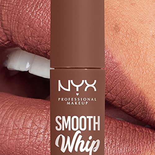 NYX PROFESSIONAL MAKEUP Smooth Whip Matte Lip Cream, Long Lasting, Moisturizing, Vegan Liquid Lipstick - Memory Foam (Cool Caramel) - Image 9