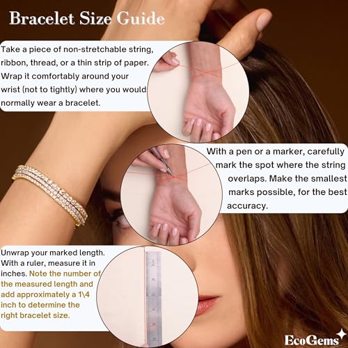 18K Yellow Gold Plated Silver Bracelet With 14.50 TCW Lab Grown Moissanite (D Color, Round Brilliant, VVS Clarity), Handcrafted Sustainable Fine Jewelry - Image 5