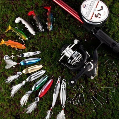 Fishing Rod, Telescopic Sea Fishing Rod & 4000 Spinning Reel Combo with Lure Line - Image 4