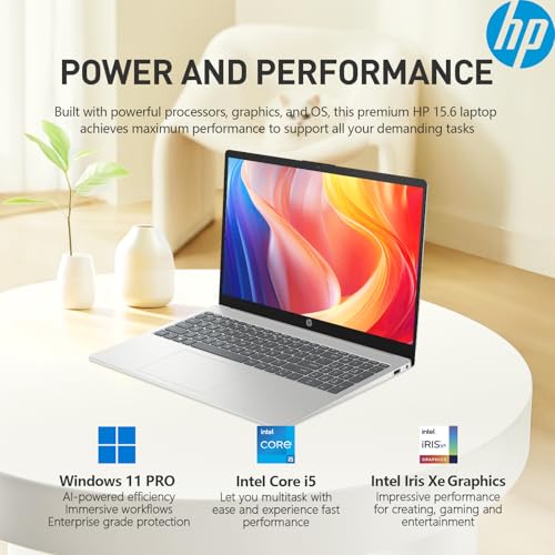 HP 15.6 Laptop Touchscreen Computer, Touch Screen Laptop 15 Inch, Intel Core i5(10 cores), Windows 11 Pro, 32GB RAM 1TB SSD, 10-Key - Image 3