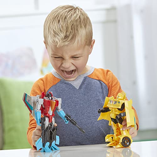 Transformers Toys Heroes and Villains Bumblebee and Starscream 2-Pack Action Figures - for Kids Ages 6 and Up, 7-inch (Amazon Exclusive) - Image 6