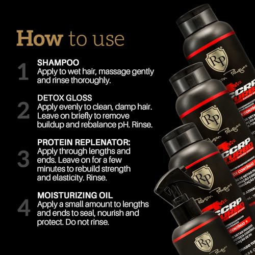 Robson Peluquero Professional Salon Hair Care Mega Kit | CCRP Turbo, CCRP & Master Love | Pre & Post Chemical Repair Systems | Detox, Reconstruction, Protein Replenishment & Damage Recovery Hair Set - Image 7