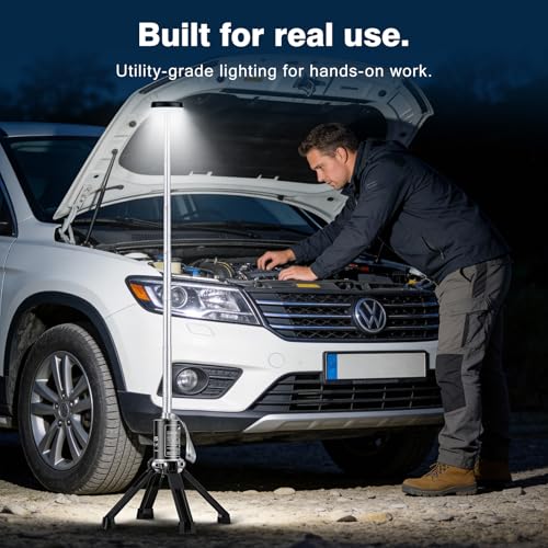 MTRVR Telescopic Camping Light — Rechargeable Outdoor Lantern with Long Runtime, Adjustable Height, Stable Aluminum Design for Camping, Emergency & Night Use - Image 5