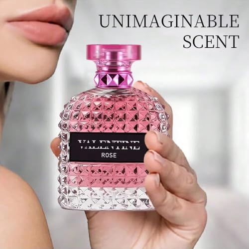 3.4Oz Men's/Women's Eau De Toilette Spray, Durable Perfume, Export quality Very Suitable For Dating, Daily Use, valentine,s Gift Item (ROSE) - Image 3