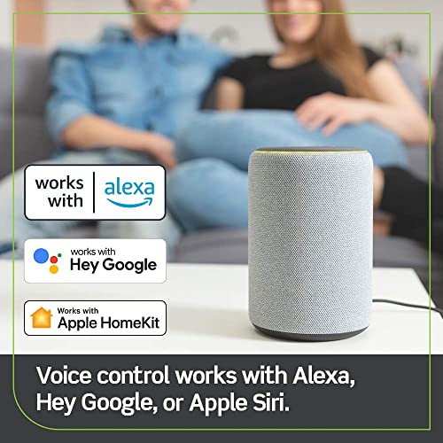 Leviton Decora Smart Plug, Wi-Fi 2nd Gen, Works with Matter, My Leviton, Alexa, Google Assistant, Apple Home/Siri & Wire-Free Anywhere Companions for Switched Outlet, D215P-1RW, White - Image 5