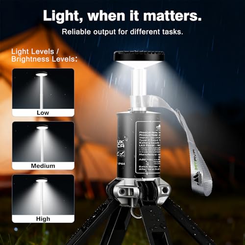 MTRVR Telescopic Camping Light — Rechargeable Outdoor Lantern with Long Runtime, Adjustable Height, Stable Aluminum Design for Camping, Emergency & Night Use - Image 3