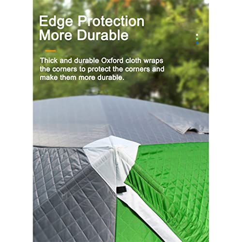 1-4 People Winter Fishing Tent Winter Ice Fishing Tent Camping Tent Windproof and Rainproof Outdoor Winter Fishing Warm Tent Tent - Image 7