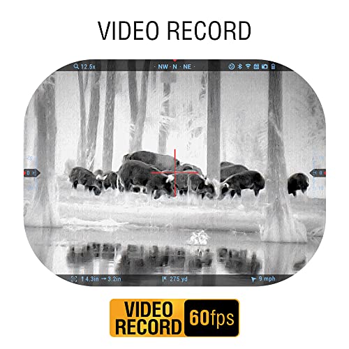 ATN Thor 5 640 Smart HD Thermal Scope with 640x480, 12 Micron Sensor | Magnification, Full HD Video Recording, Smooth Zoom | Exclusive Signature Series Kit - Image 5