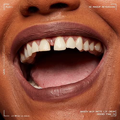 NYX PROFESSIONAL MAKEUP Smooth Whip Matte Lip Cream, Long Lasting, Moisturizing, Vegan Liquid Lipstick - Memory Foam (Cool Caramel) - Image 6