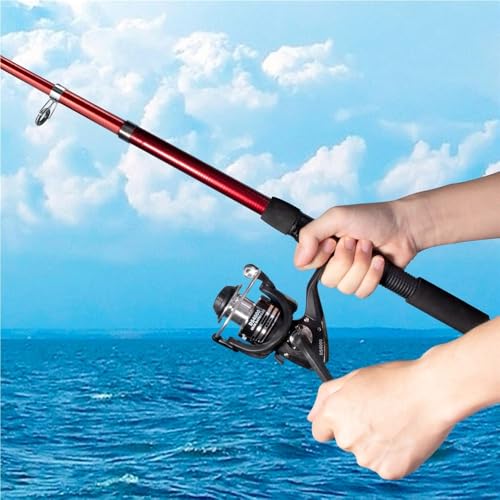 Fishing Rod, Telescopic Sea Fishing Rod & 4000 Spinning Reel Combo with Lure Line - Image 6