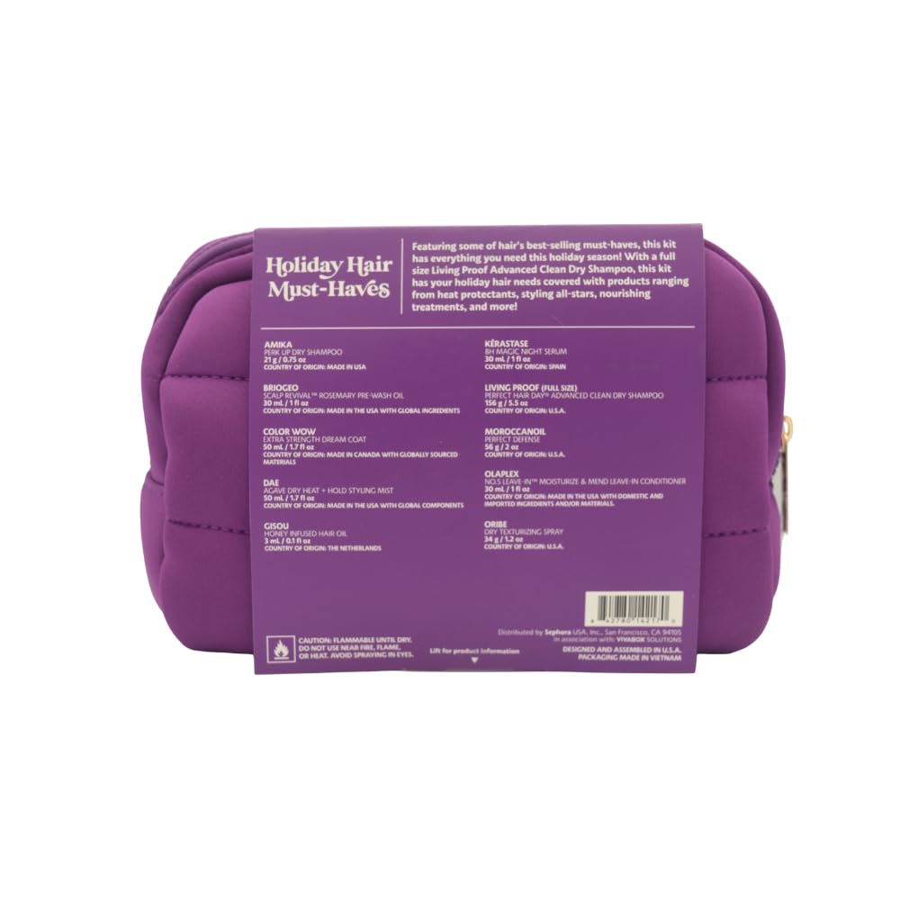 Sephora Holiday Hair Must Haves Gift Set: 11-Piece Hair Care Kit - Image 3